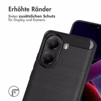 imoshion Brushed Back Cover Xiaomi Poco X7 Pro - Schwarz
