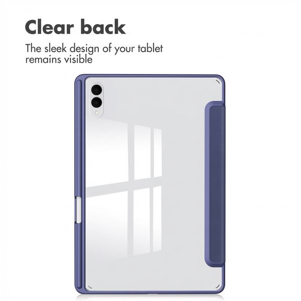 imoshion Trifold Hardcase Klapphülle Samsung Galaxy Tab S11 Ultra - Dunkelblau