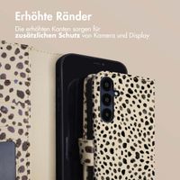 imoshion Design Klapphülle für das Samsung Galaxy A55 - Black And White Dots