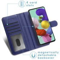 imoshion Luxuriöse Portemonnaie-Klapphülle Samsung Galaxy A51 - Dunkelblau