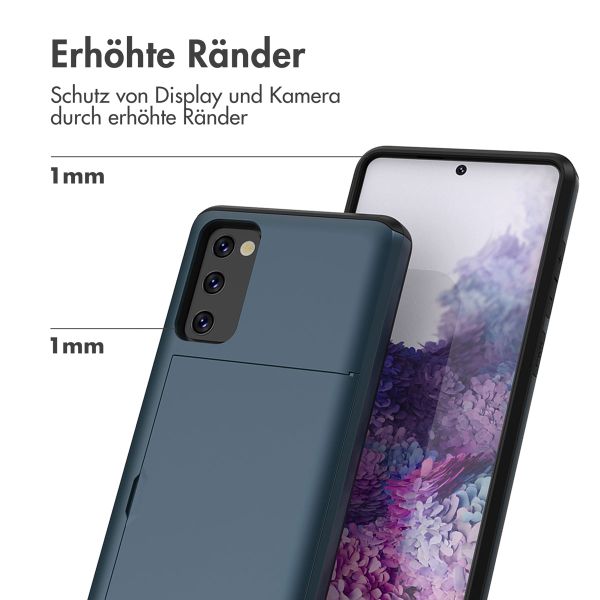 imoshion Backcover mit Kartenfach Samsung Galaxy S20 FE - Dunkelblau