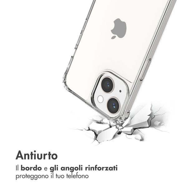 imoshion Back Cover mit Band + Armband Apple iPhone 13 - Perlenherzen