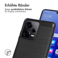 imoshion Brushed Back Cover für das Xiaomi Redmi Note 12 Pro / Xiaomi Poco X5 Pro (5G) - Schwarz