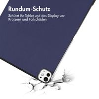imoshion Trifold Klapphülle Apple iPad Pro 11 (2024) M4 - Dunkelblau