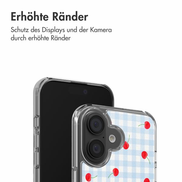 imoshion Design Hülle Apple iPhone 16 - Cherry Check