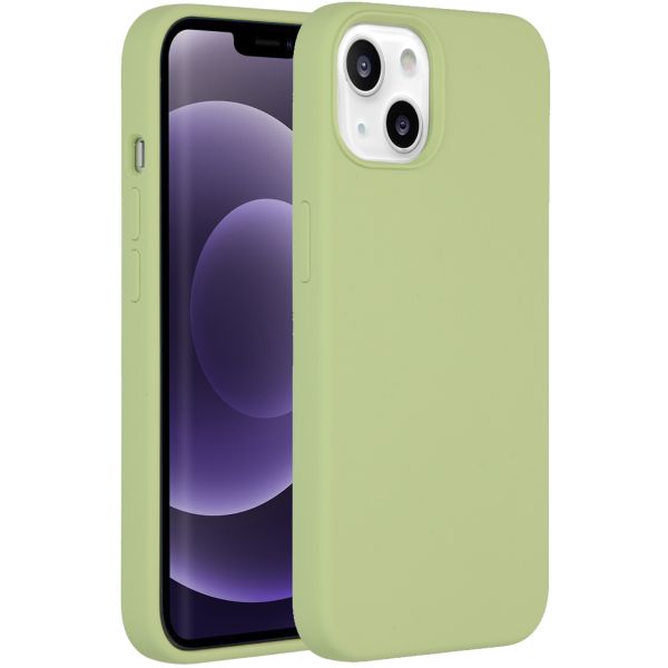 Accezz Liquid Silikoncase für das Apple iPhone 13 - Grün