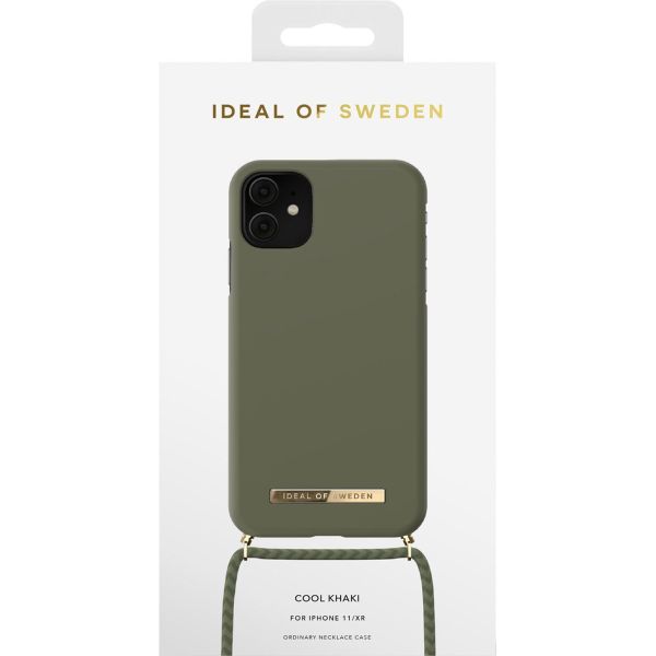 iDeal of Sweden Ordinary Necklace Case für das iPhone 11 - Cool Khaki