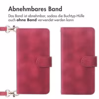 imoshion Klapphülle mit Kordel Xiaomi Redmi Note 15 Pro Plus (5G) - Rot