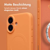 imoshion Color Back Cover mit MagSafe Apple iPhone 16 - Neon Orange