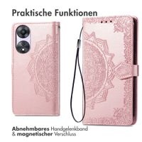 imoshion Mandala Klapphülle für das Oppo A58 (4G) - Rose Gold