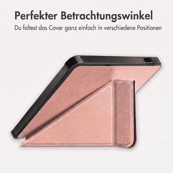 imoshion Klappbare Klapphülle Kobo Libra Colour - Rosé gold