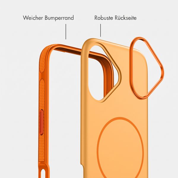 imoshion Color Backcover mit Thin MagSafe Ring Apple iPhone 17 - Orange