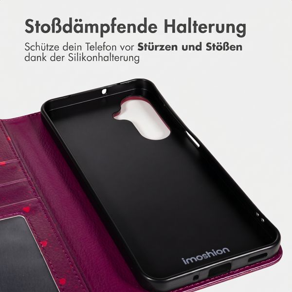 imoshion Design Klapphülle Samsung Galaxy A56 - Crush Check Coral Dust