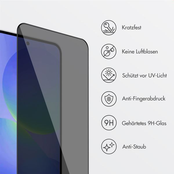 Accezz Sichtschutz-Schutzglas mit Applikator Samsung Galaxy A36