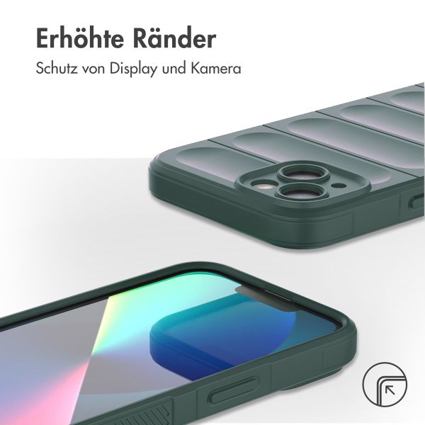 imoshion EasyGrip Back Cover für das iPhone 13 - Dunkelgrün