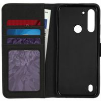 imoshion Luxuriöse Klapphülle Motorola Moto G8 Power Lite - Schwarz