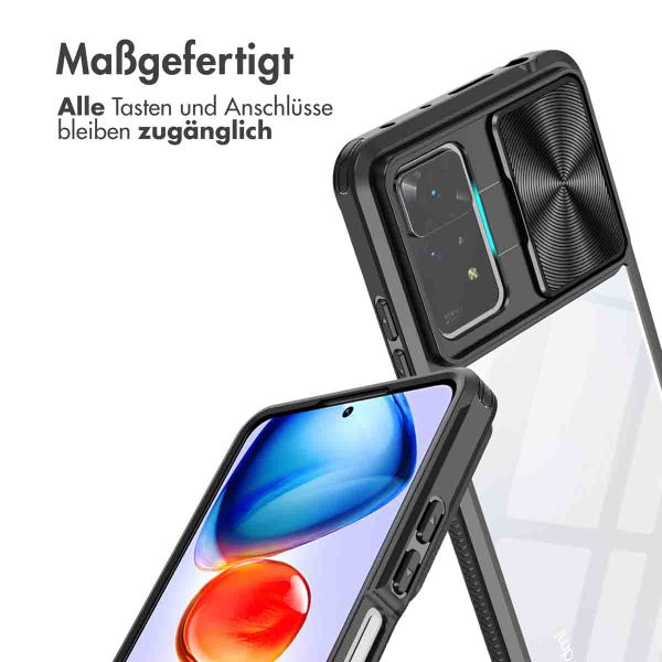 imoshion Back Cover mit Kameraschieber für das Xiaomi Redmi Note 11 Pro - Schwarz