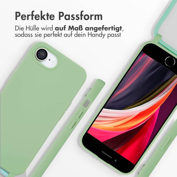 imoshion SilikonHülle mit Band Apple iPhone 16e - Grün