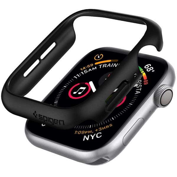 Spigen Thin Fit™ Case Apple Watch 4 / 5 / 6 / SE - 44 mm - Schwarz