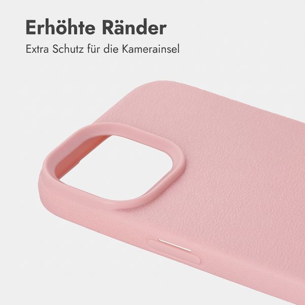 imoshion Texture Backcover Apple iPhone 15 - Rosa