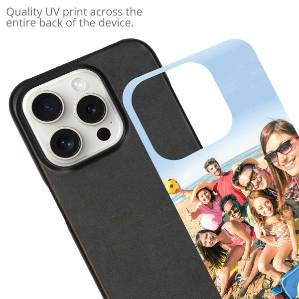 Gestalte deine eigene Hardcase Hülle Apple iPhone 15 Pro - Schwarz
