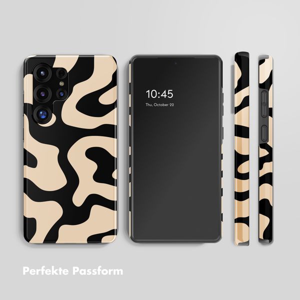 Selencia Vivid Rückabdeckung mit MagSafe Samsung Galaxy S25 Ultra - Art Wave Black