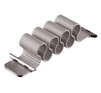 WiWu Milanaise-Armband für das  Apple Watch Series 1 t/m 11 / SE / Ultra (44/45/46/49 mm) - Starlight