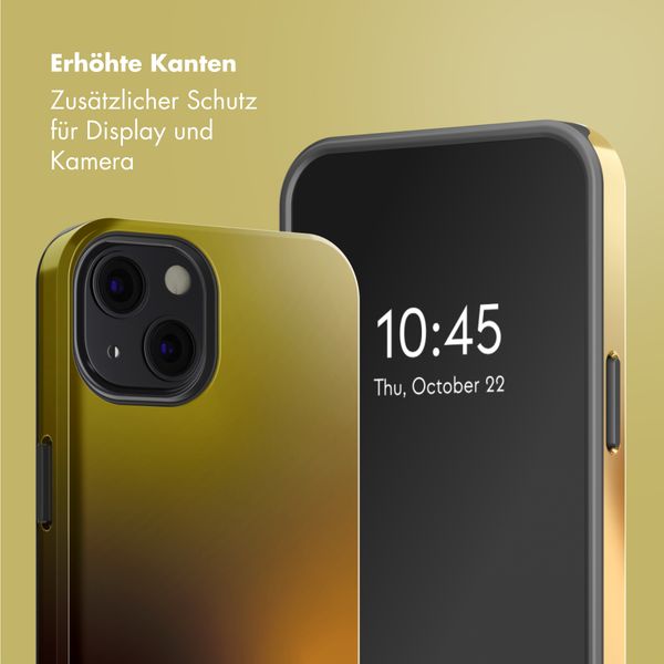 Selencia Vivid Rückabdeckung mit MagSafe Apple iPhone 13 - Gradient Olive Dust