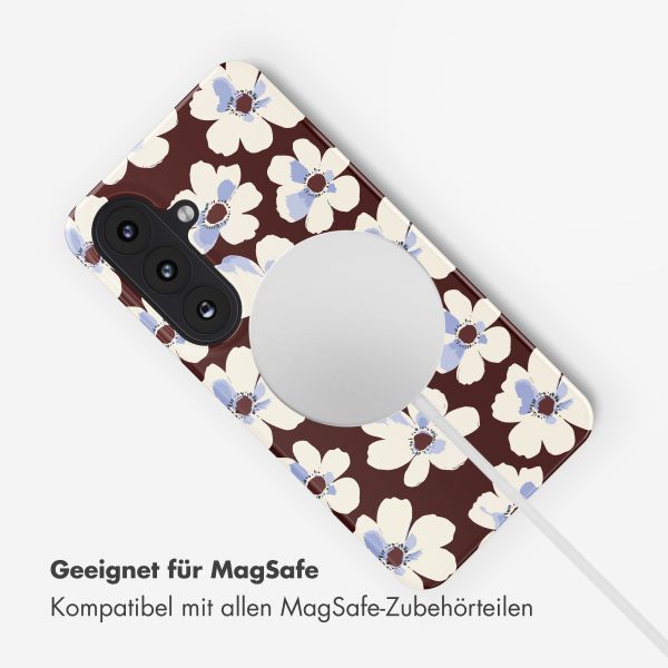 Selencia Vivid Rückabdeckung mit MagSafe Samsung Galaxy S26 - Choco Flower Pop