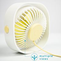 imoshion USB Schreibtischventilator - Weiß