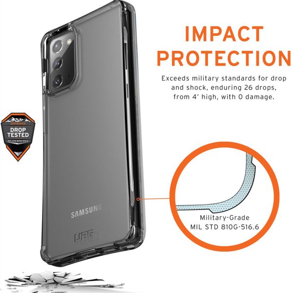 UAG Plyo Hard Case Ice Clear für das Samsung Galaxy Note 20