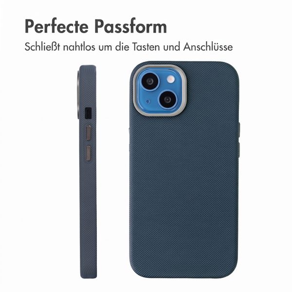Accezz Mesh Backcover mit MagSafe Apple iPhone 14 / 13 - Dunkelblau