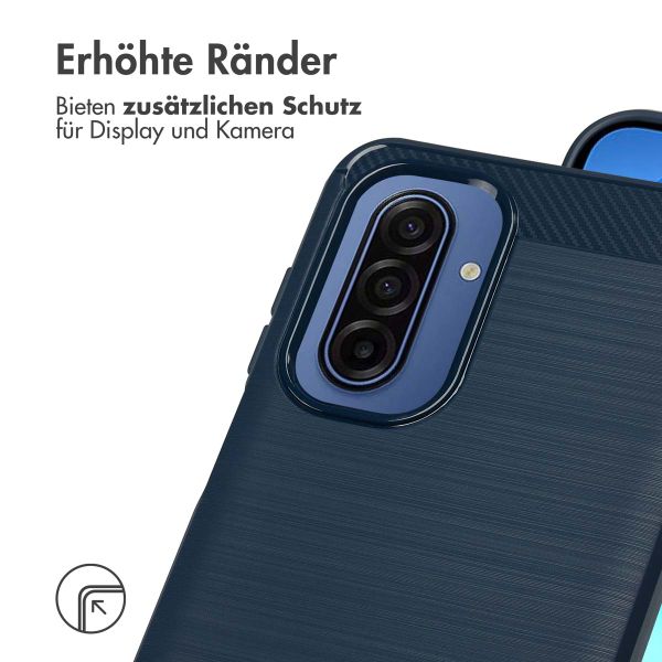 imoshion Brushed Back Cover Samsung Galaxy A17 - Dunkelblau