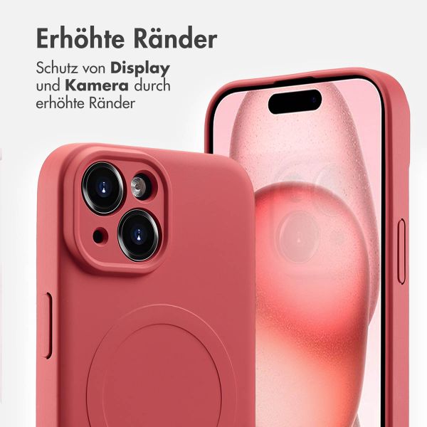 imoshion Color Back Cover mit MagSafe Apple iPhone 15 - Dusty Rose