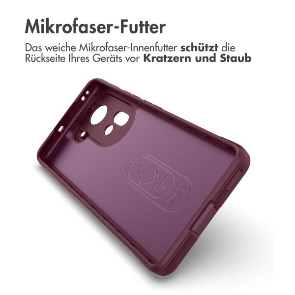 imoshion EasyGrip Back Cover für das Oppo Reno 11 - Aubergine