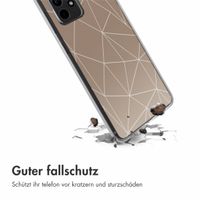 imoshion Design Hülle Samsung Galaxy A52(s) (5G/4G) - Graphic Lines Beige