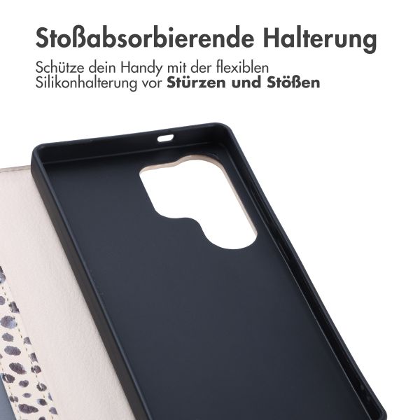 imoshion Design Klapphülle Samsung Galaxy S25 Ultra - Black And White Dots