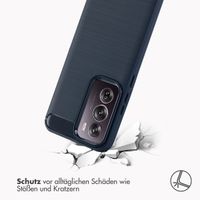 imoshion Brushed Back Cover für das Oppo Reno 12 Pro - Dunkelblau