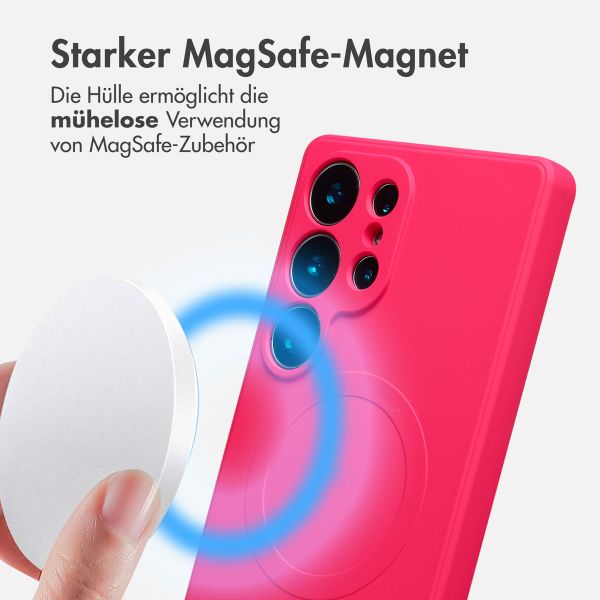 imoshion Color Back Cover mit MagSafe Samsung Galaxy S25 Ultra - Neon Pink