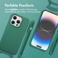 imoshion Color Backcover mit abnehmbarem Handykette und MagSafe Apple iPhone 14 Pro - Dunkelgrün