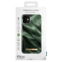 iDeal of Sweden Emerald Satin Fashion Back Case für das iPhone 11