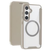 imoshion Transparente Bookcase mit MagSafe Samsung Galaxy S25 / S24 - Beige