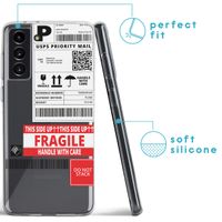 imoshion Design Hülle für das Samsung Galaxy S21 FE - Shipping label