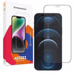 Accezz Full Cover Screen Protector aus gehärtetem Glas Apple iPhone 12 (Pro)