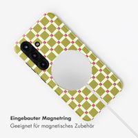 Selencia Vivid Rückabdeckung mit MagSafe Samsung Galaxy S25 - Check This Olive