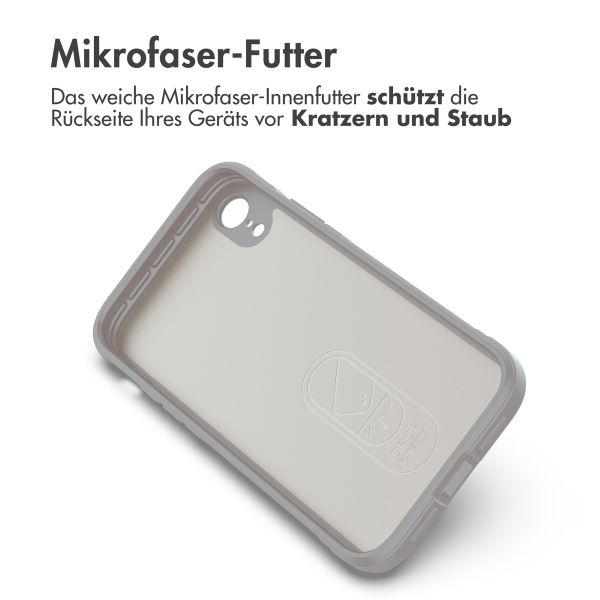 imoshion EasyGrip Back Cover für das iPhone Xr - Grau