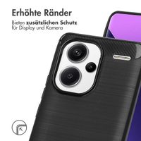 imoshion Brushed Back Cover für das Xiaomi Redmi Note 13 Pro Plus (5G) - Schwarz