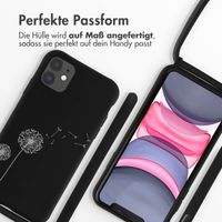 imoshion Silikonhülle design mit Band für das iPhone 11 - Dandelion Black