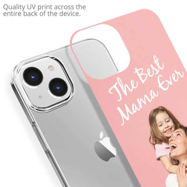 Gestalte deine eigene Apple iPhone 14 Gel Hülle - Transparent