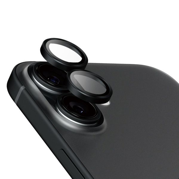 PanzerGlass Kameraprotektor Ceramic Hoops für das Apple iPhone 16 / 16 Plus